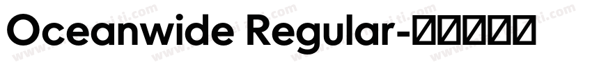 Oceanwide Regular字体转换
